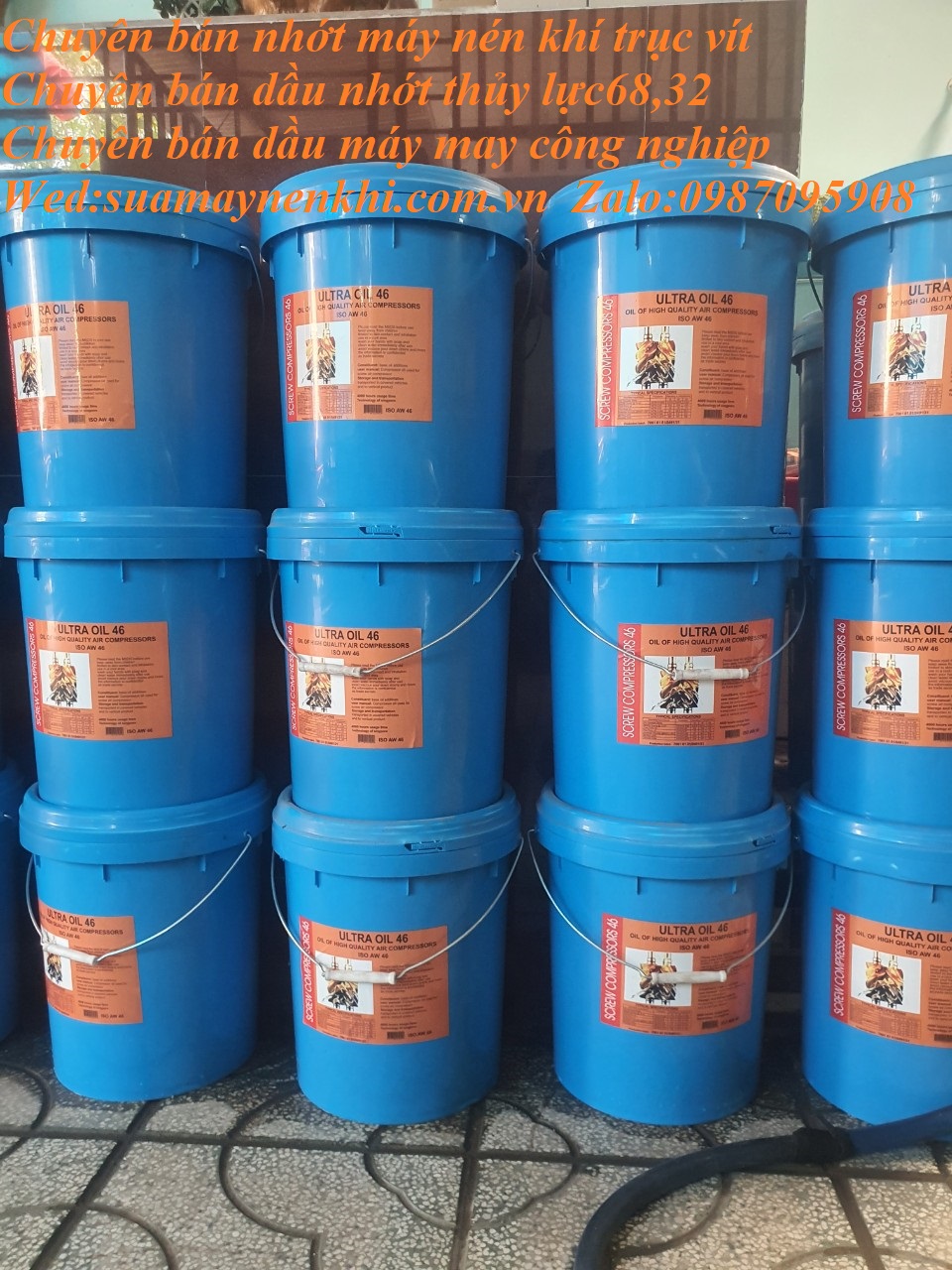 Bán nhớt máy nén khí tại đồng nai