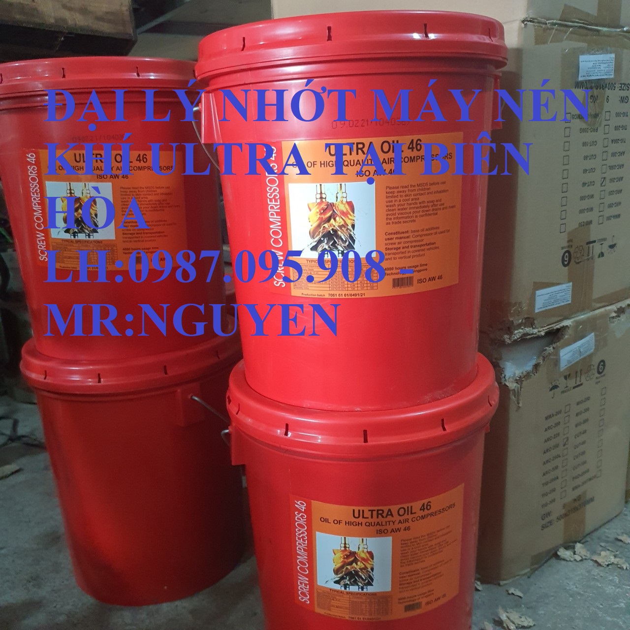 Nhớt máy nén khí fusheng tphcm