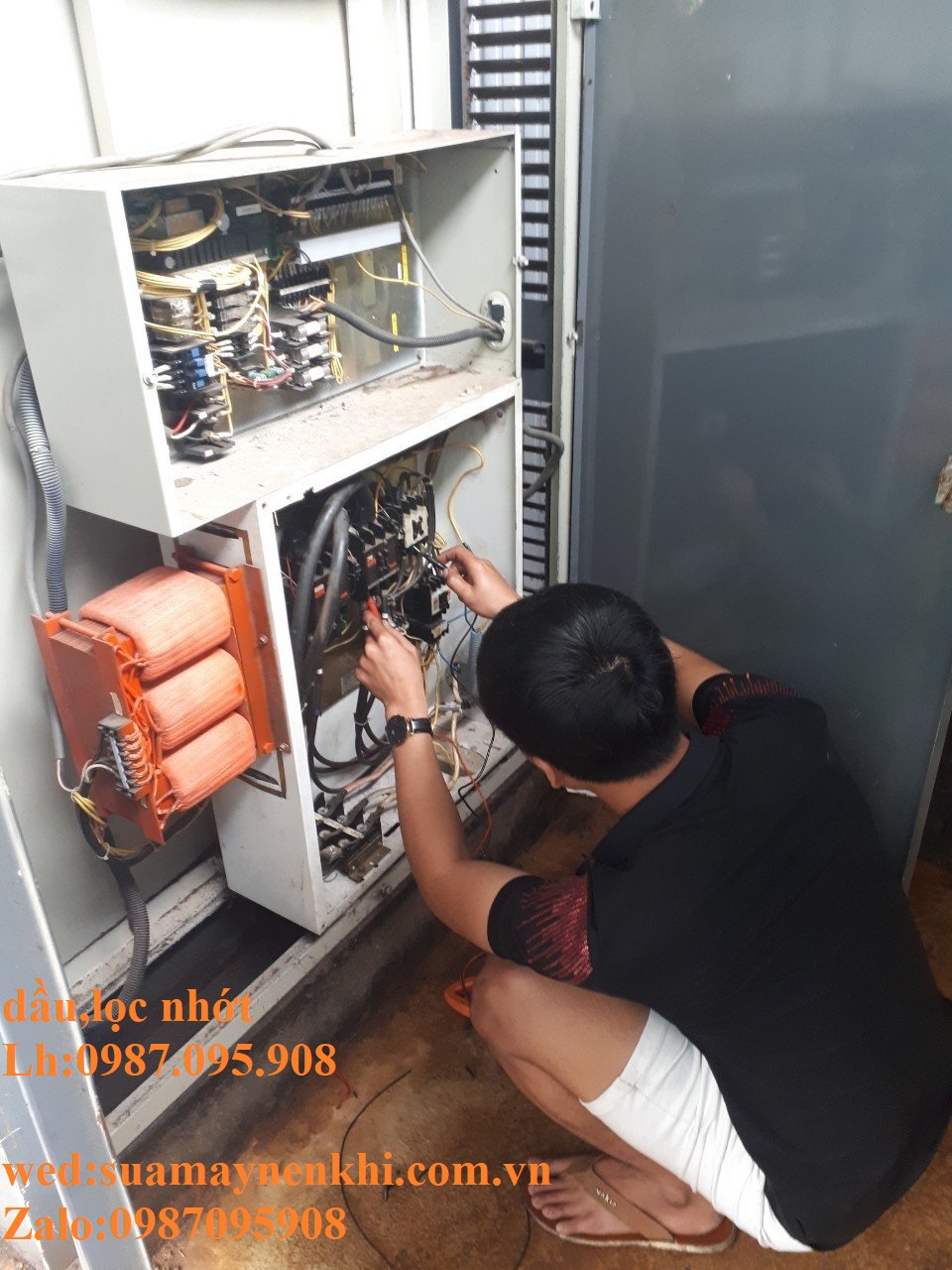 Chuyên sửa máy nén khí trục vít