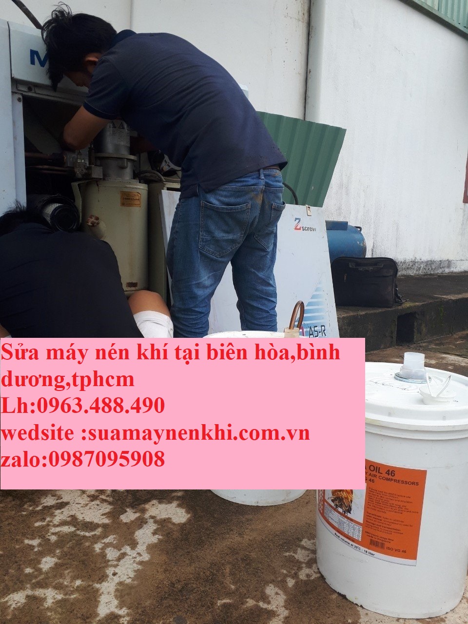 Sửa máy nén khí tại nhơn trạch
