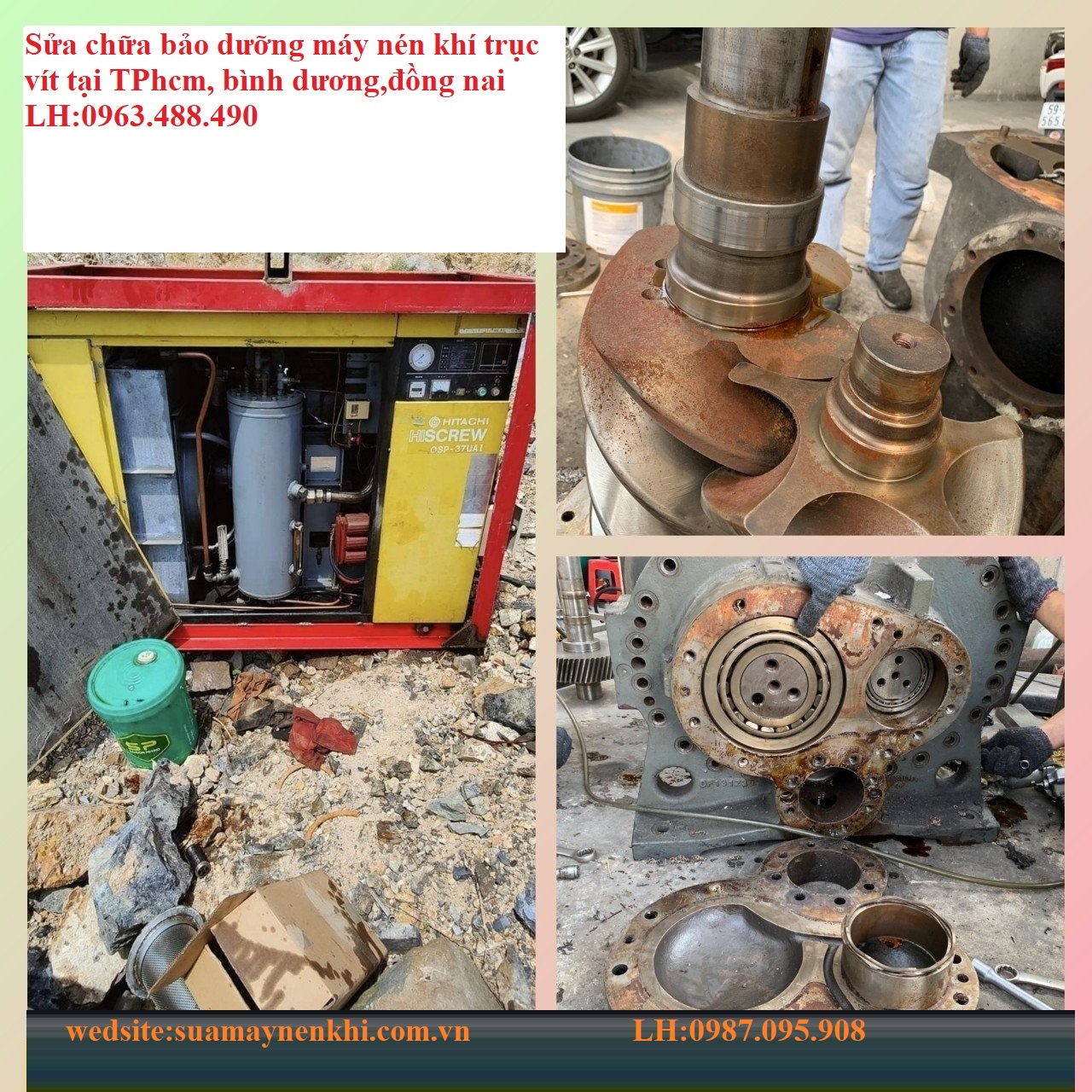 Chỗ sửa máy nén khí tại biên hòa