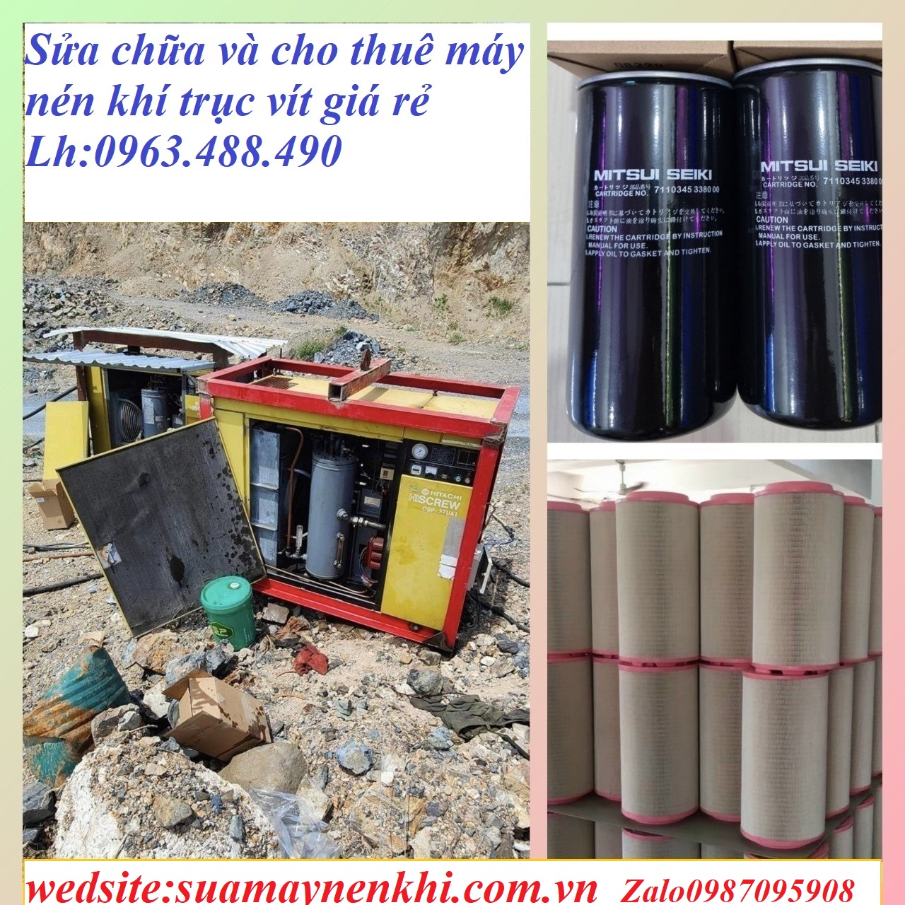 Lọc máy nén khí đồng nai