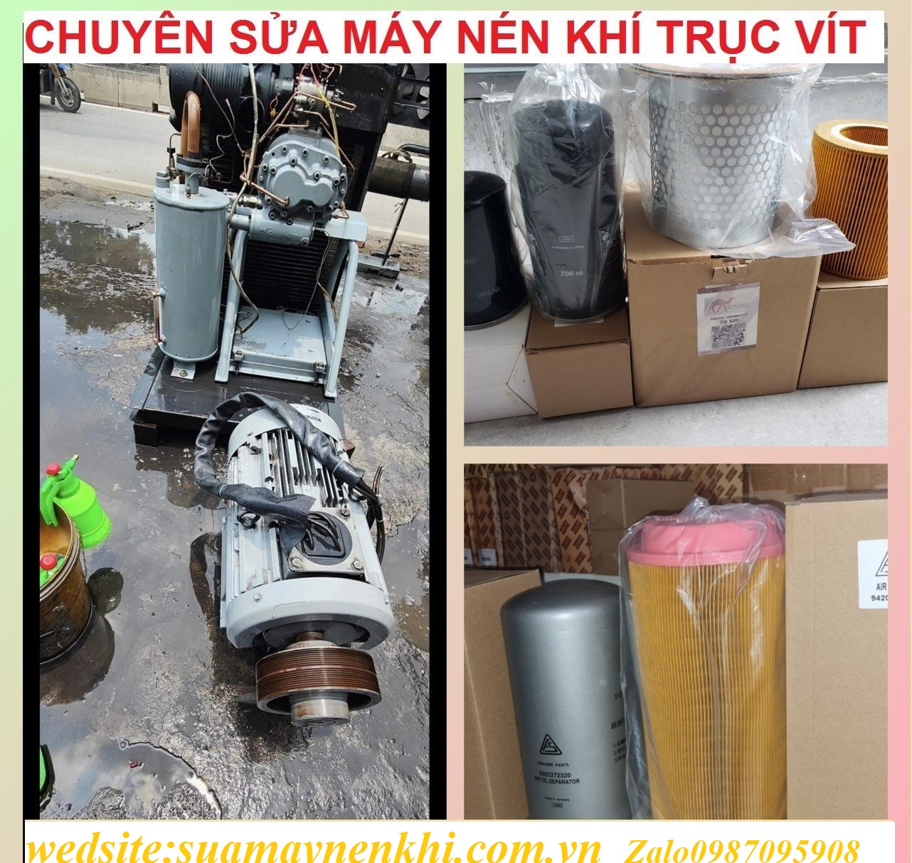 Lọc máy nén khí trục vít