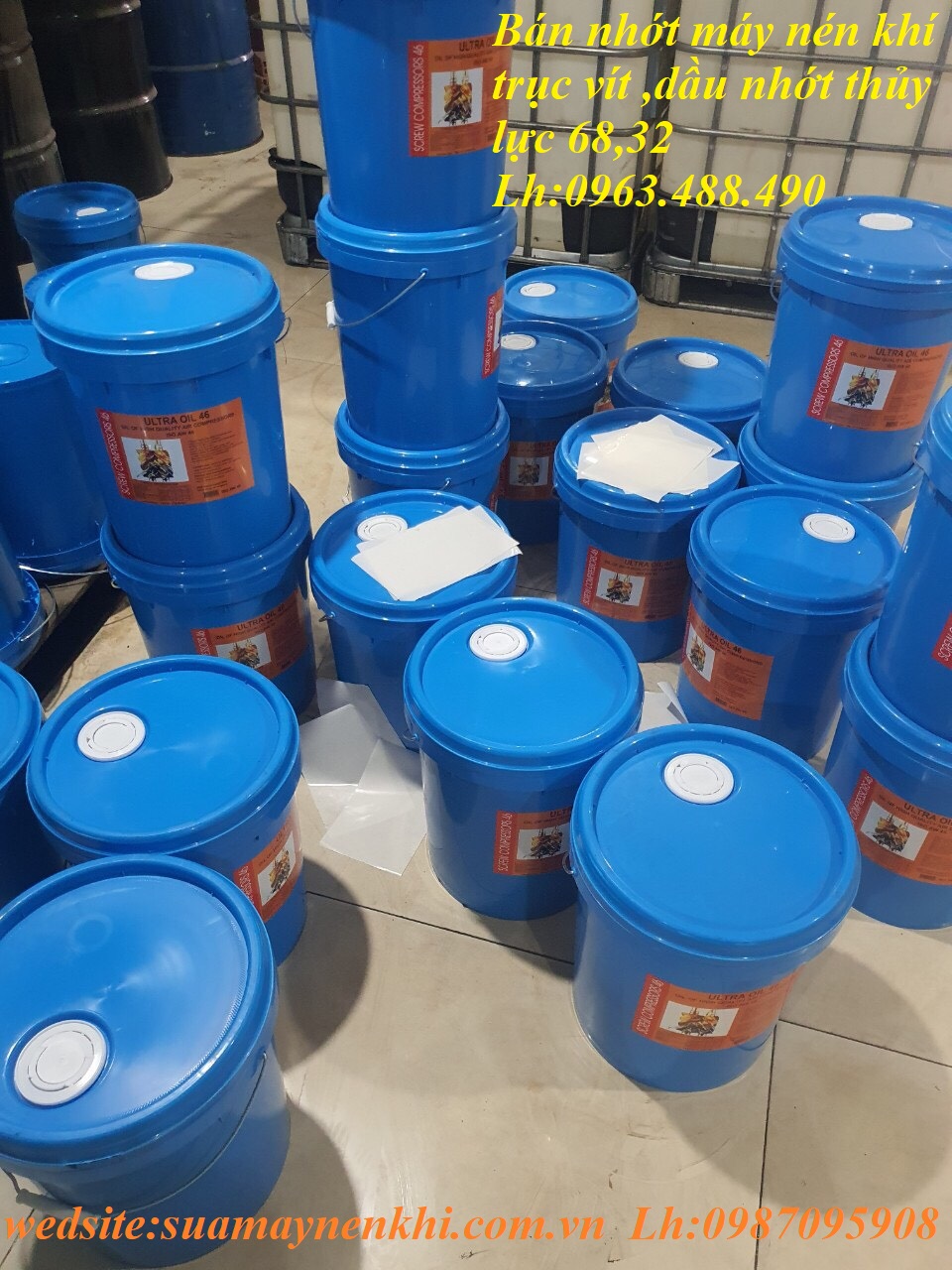 NHỚT MÁY NÉN KHÍ TRỤC VÍT