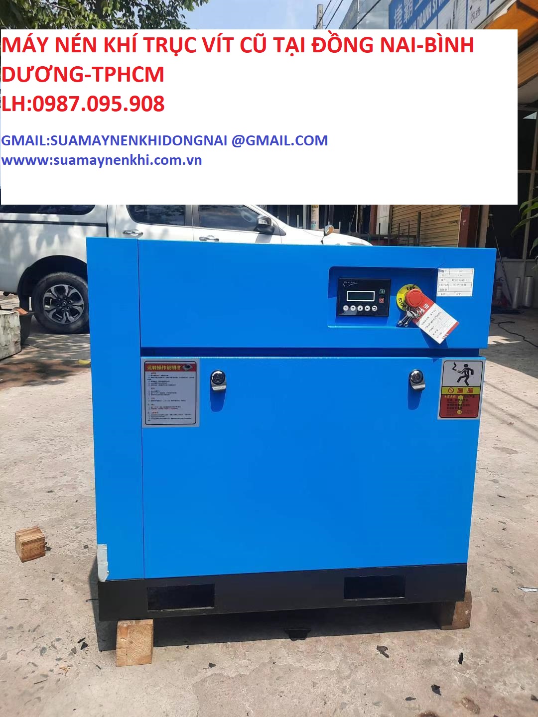 Cho thuê máy nén khí 15hp