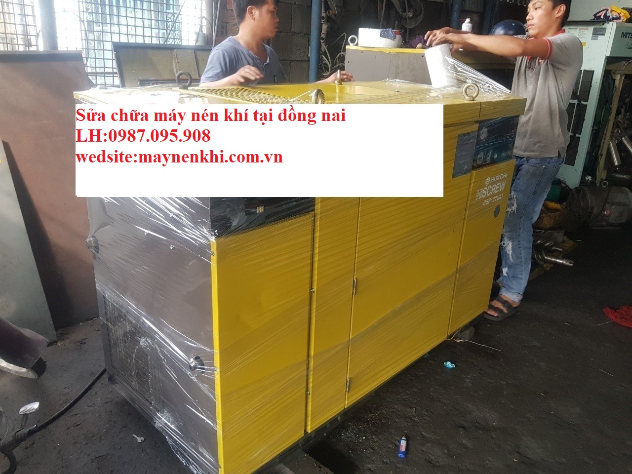 Dịch vụ sửa máy nén khí ở long thành