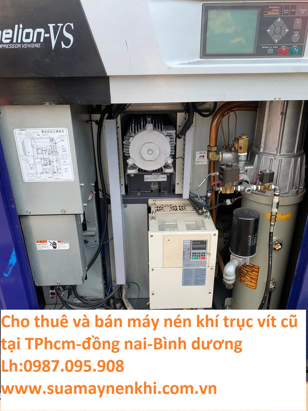Dịch vụ sửa máy nén khí trục vít ở bình dương